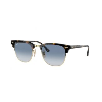 Óculos de Sol Ray-Ban Clubmaster RB 3016 13353F Clear Gradient Blue  e Yellow Havana 51
