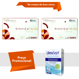 Bioview 55 UV Tórica Com Ultrasept Sensitive