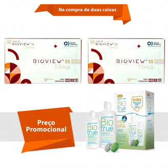 Bioview 55 UV Tórica Com Biotrue