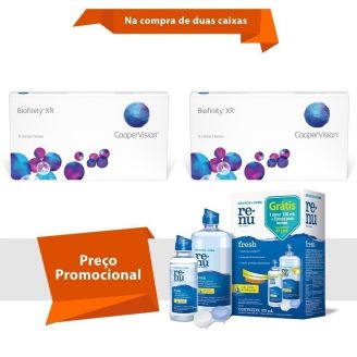 Biofinity XR com Renu Fresh