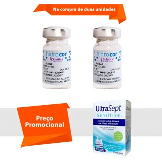 Hidrocor Com Grau e UltraSept Sensitive