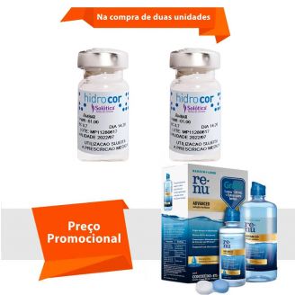 Hidrocor Com Grau e Renu Advanced