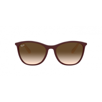 Óculos de Sol Ray-Ban Highstreet RB 4317L 639413 Marrom Degradê e Bordô/Creme 56