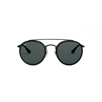 Óculos de Sol Ray-Ban Round double bridge RB 3647N 002/R5 Cinza e Preto 51