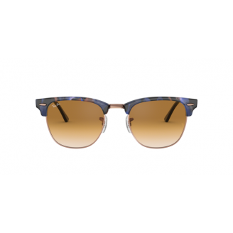 Óculos de Sol Ray-Ban Clubmaster RB 3016 Marrom Degradê e Tartaruga/Bronze 51
