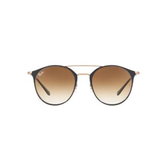 Óculos de Sol Ray-Ban Highstreet RB 3546 917551 Marron degradê e Azul com dourado 52