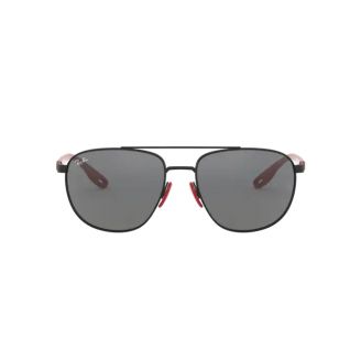 Óculos de Sol Ray-Ban Ferrari RB 3659M F0026G Grey Mirror Silver e Matte Black 57