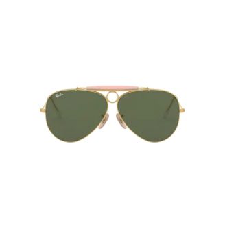 Óculos de Sol Ray-Ban Shooter RB 3138 Verde e Dourado 58