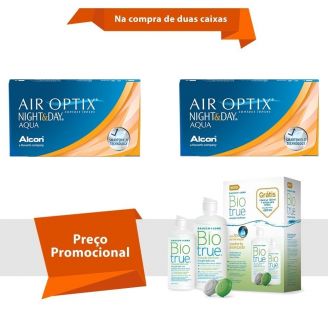 Air Optix Night & Day Aqua com BioTrue