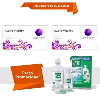 Avaira Vitality com Opti Free