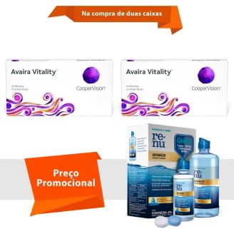Avaira Vitality com Renu Advanced