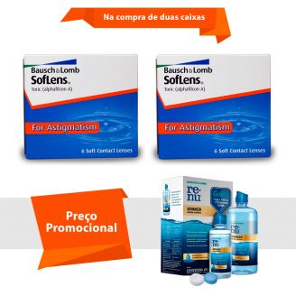 Soflens Toric para Astigmatismo com Renu Advanced