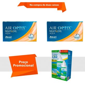 Air Optix Night & Day Aqua com Limp Lent