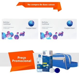Biofinity Multifocal com Kit Renu Fresh