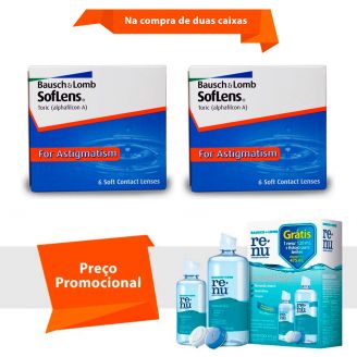 Soflens Toric para Astigmatismo com Renu Sensitive