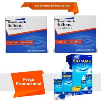 Soflens Toric para Astigmatismo com Bio Soak