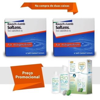 Soflens Toric para Astigmatismo com BioTrue