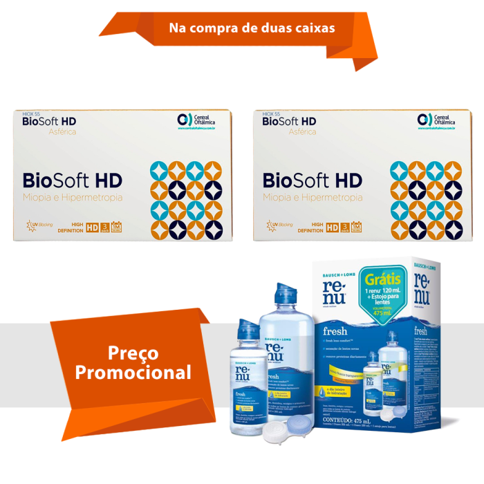 BioSoft HD Asférica Com Renu Fresh