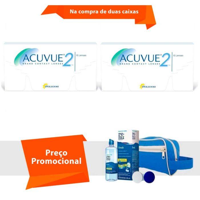 Acuvue 2 com Kit Renu Fresh