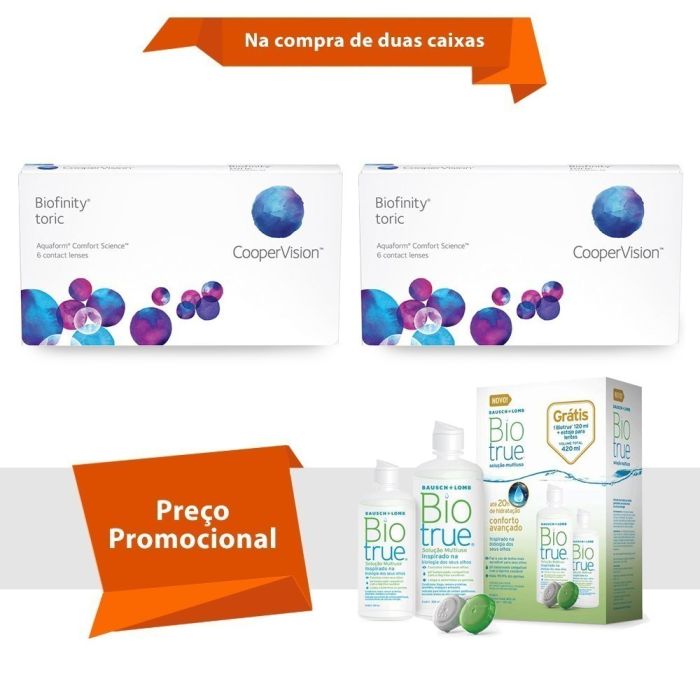 Biofinity Toric com BioTrue