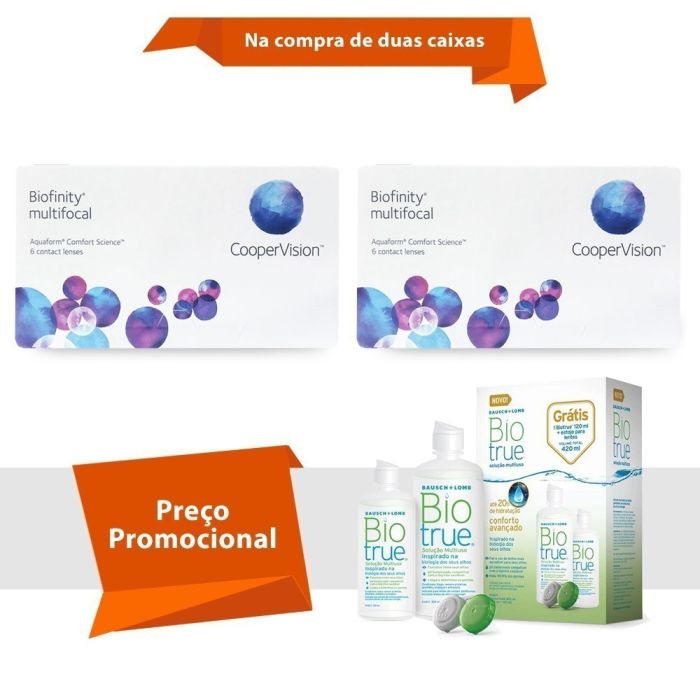 Biofinity Multifocal com Biotrue