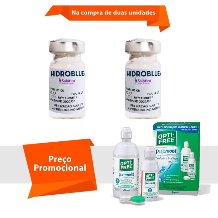 Hidroblue UV com Opti Free
