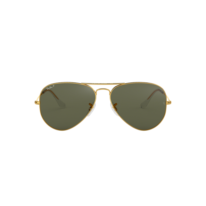 Óculos de Sol Ray-Ban Aviator RB 3025 001/58 Verde e Dourado 58