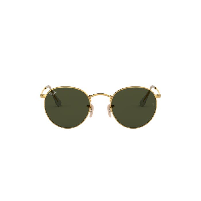 Óculos de Sol Ray-Ban Round RB 3447 001 Lente Verde e Armação Dourada 50