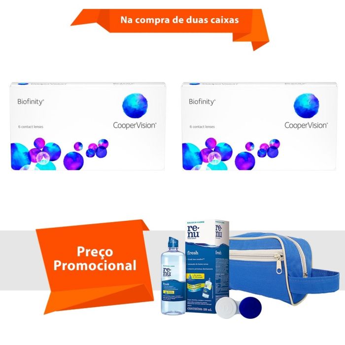 Biofinity com Kit Renu Fresh