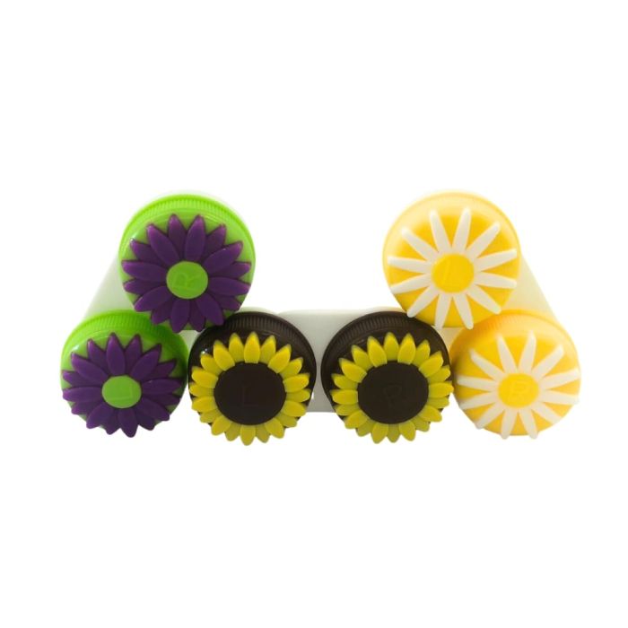Estojo Flores para Lentes de Contato