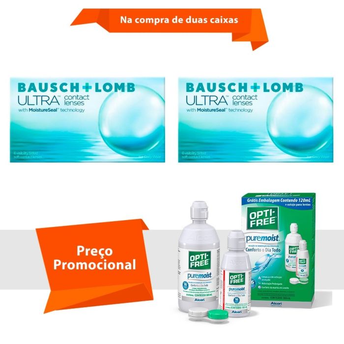 Lente Ultra com Opti Free