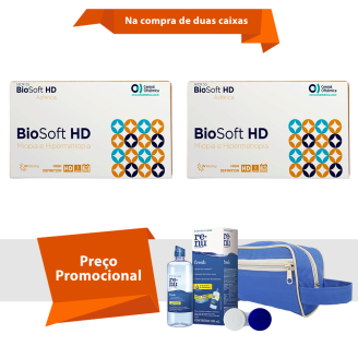 BioSoft HD Asférica Com Kit Renu Fresh