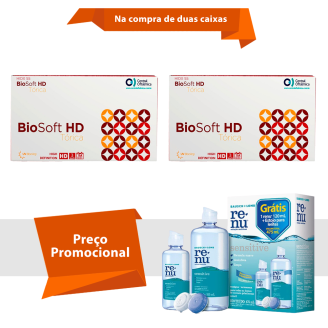 BioSoft HD Tórica para Astigmatísmo Com Renu Sensitive