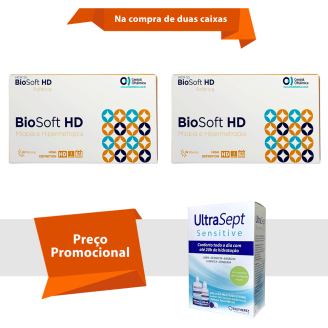 BioSoft HD Asférica Com Ultrasept Sensitive