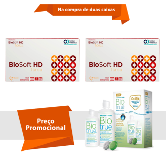 BioSoft HD Tórica para Astigmatísmo Com Biotrue