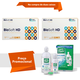 BioSoft HD Asférica Com Opti-Free