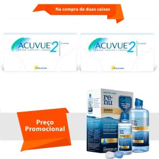 Acuvue 2 com Renu Advanced