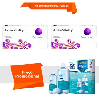 Avaira Vitality com Renu Sensitive