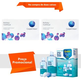 Biofinity Multifocal com Renu Sensitive