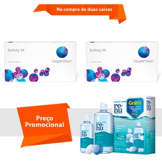Biofinity XR com Renu Sensitive