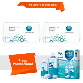 Biomedics 55 Evolution com Renu Sensitive