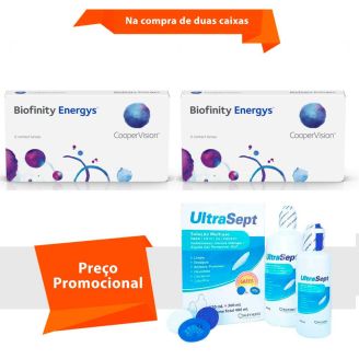 Biofinity Energys com UltraSept Sensitive