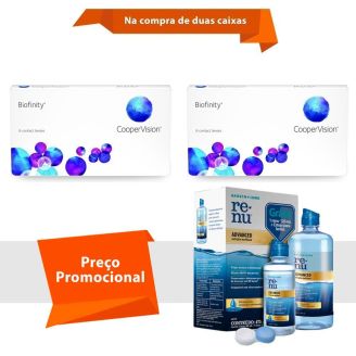 Biofinity com Renu Advanced