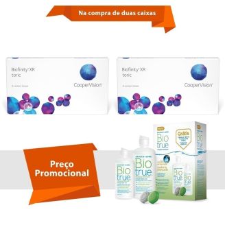 Biofinity XR Toric para Astigmatismo com Biotrue
