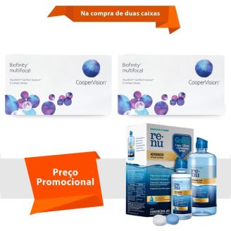 Biofinity Multifocal com Renu Advanced