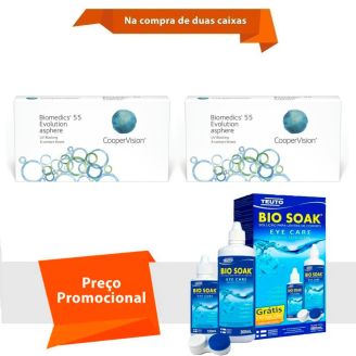 Biomedics 55 Evolution com Bio Soak