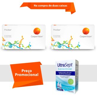 Proclear XR Alto Grau com UltraSept Sensitive