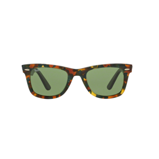 Óculos de Sol Ray-Ban Wayfarer RB 2140 11594E Havana Verde Mesclado 50