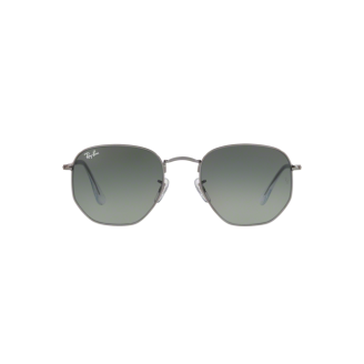 Óculos de Sol Ray-Ban Hexagonal RB 3548NL 004/71 Cinza degradê e Gunmetal 54