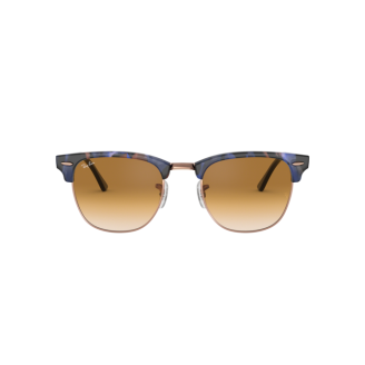 Óculos de Sol Ray-Ban Clubmaster RB 3016 Marrom Degradê e Tartaruga/Bronze 51